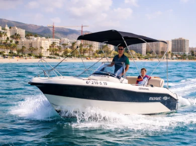 Mareti 450 open charter bareboat or skippered in  Benalmádena