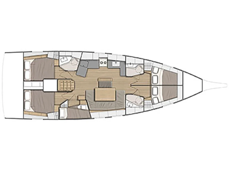 Location bateau Lefkáda pas cher Oceanis 46.1