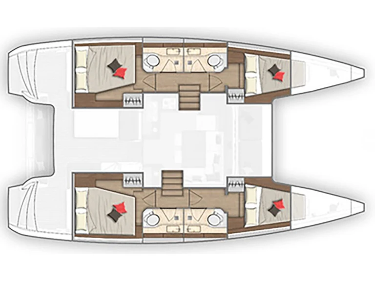 Location bateau Gouviá pas cher Lagoon 40