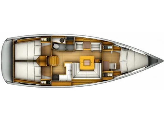 Location bateau Jeanneau Sun Odyssey 419 (3 cab. 1WC) à Propriano sur Samboat