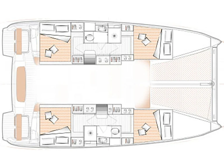 Location bateau Excess Excess 11 (6 cab.) à Gouviá sur Samboat