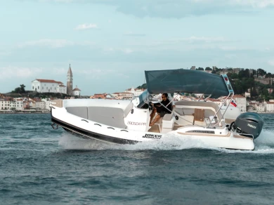 Joker Boat Clubman 24 charter bareboat or skippered in  Trogir