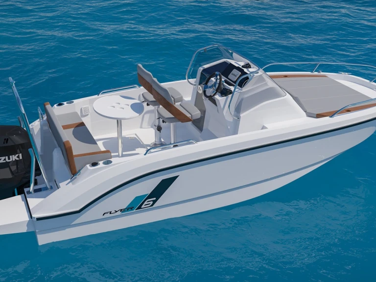 Location Bateau à moteur à Port Olympique de Barcelone - Bénéteau Flyer 6.6 SUNdeck