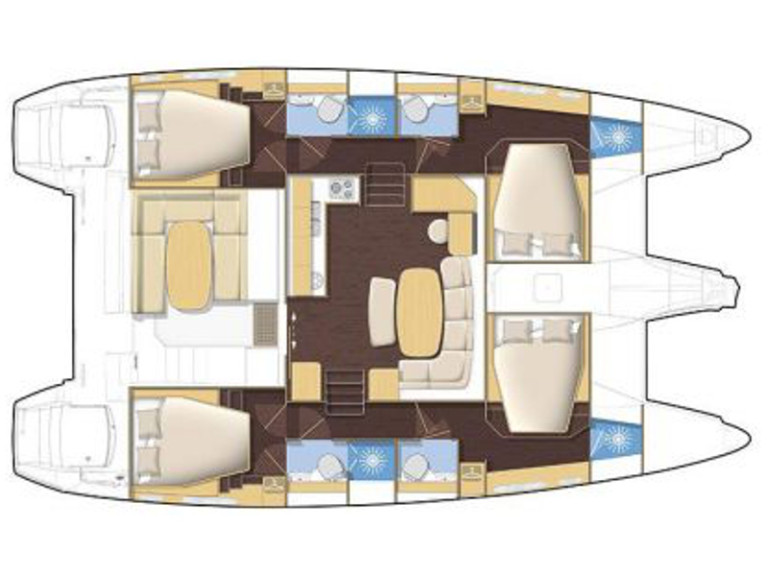 Location bateau Olbia pas cher Lagoon 42