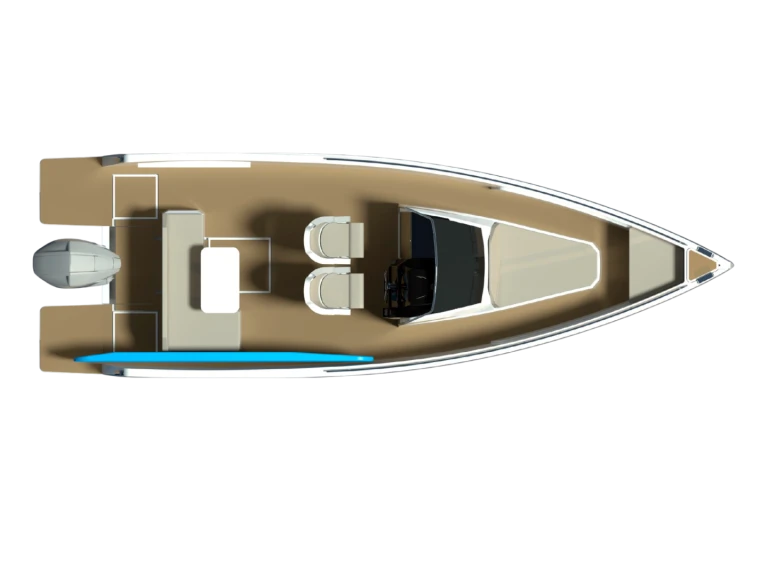 Location Bateau à moteur à Port de Sitges Aiguadolç - Nuva M8 OPEN