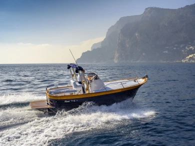 Bareboat Rental Motorboat Mimi with a boat licence