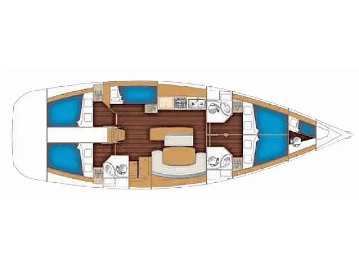 Location à Álimos - Bénéteau Cyclades 50.5 (5 cab) sur SamBoat