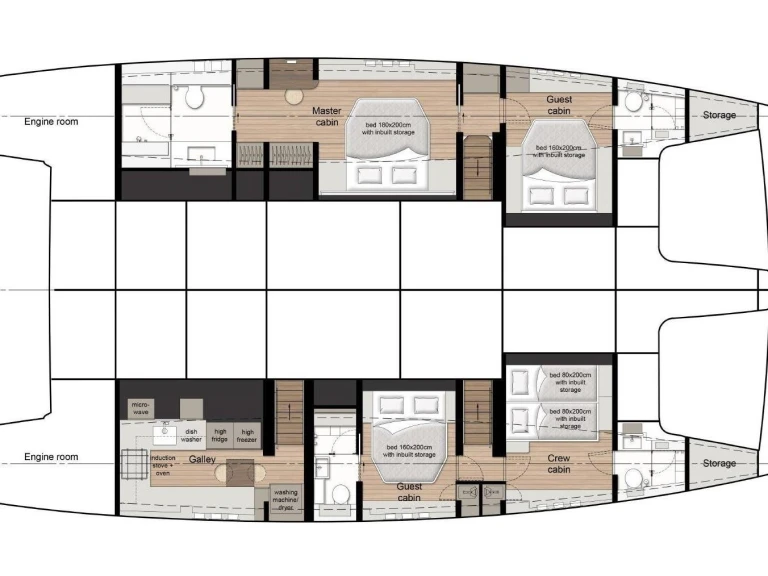 Location Catamaran Sunreef avec permis