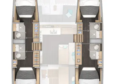 Location Catamaran Lagoon avec permis