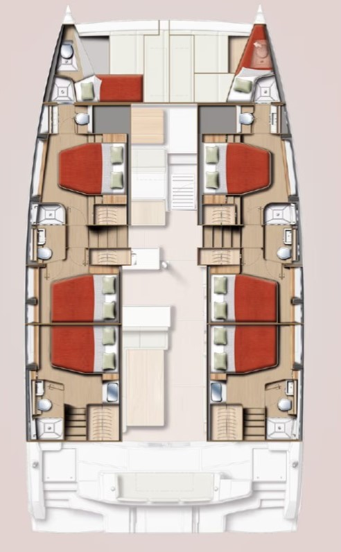 Bali Bali 5.2 - 6 + 2 cab. a louer à Marsh Harbour