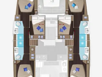 Location Catamaran Lagoon avec permis