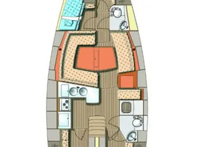 Elan Impression 45 a louer à Biograd na Moru