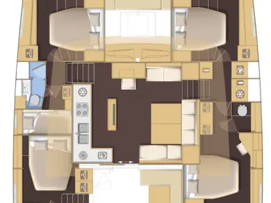 Lagoon Lagoon 52 F a louer à Gouviá