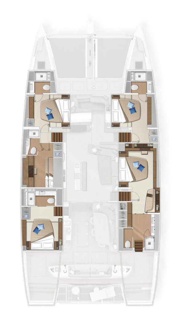 Location Catamaran à Álimos - Lagoon Lagoon Sixty 5