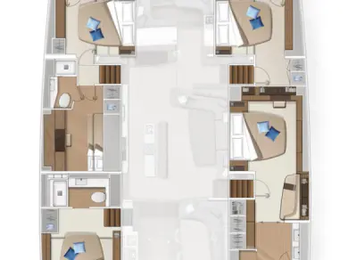 Location Catamaran à Álimos - Lagoon Lagoon Sixty 5