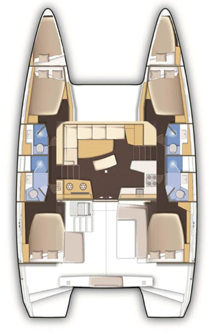 Louer Catamaran avec ou sans skipper Lagoon à Trogir