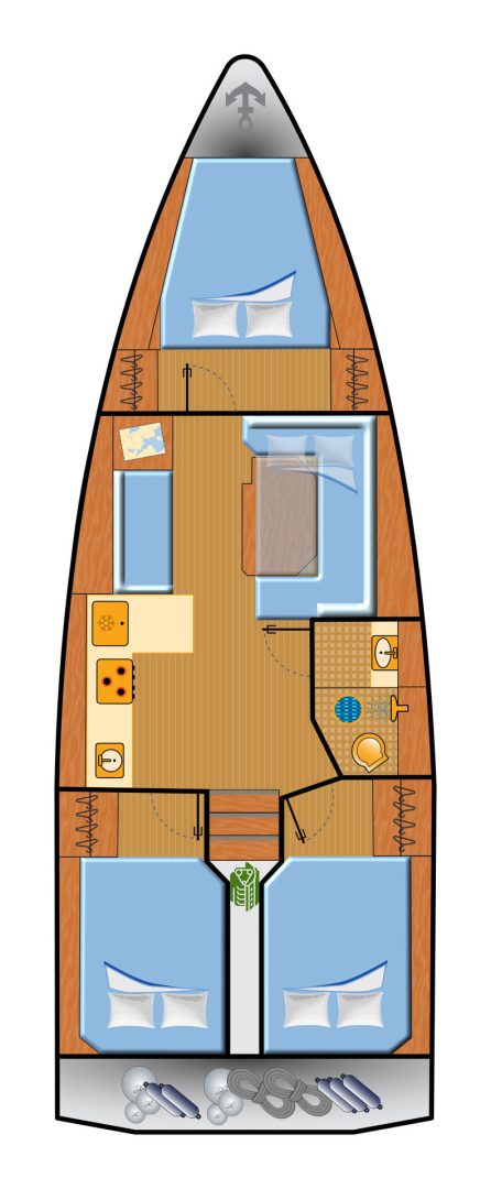 Voilier à louer à Punat au meilleur prix