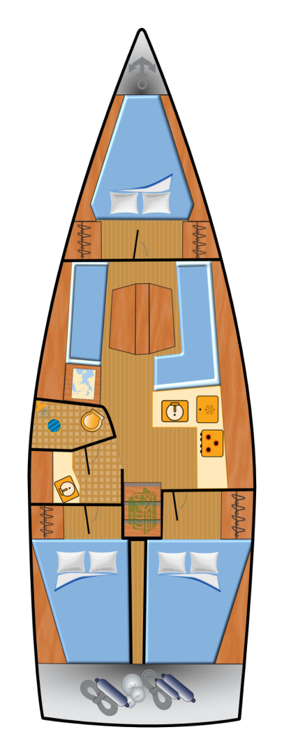 Location bateau Dehler Dehler 38 SQ à Punat sur Samboat