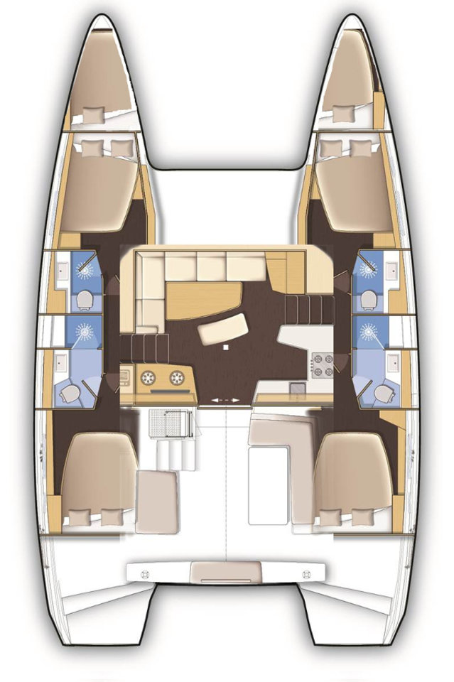 Location bateau Álimos pas cher Lagoon 42