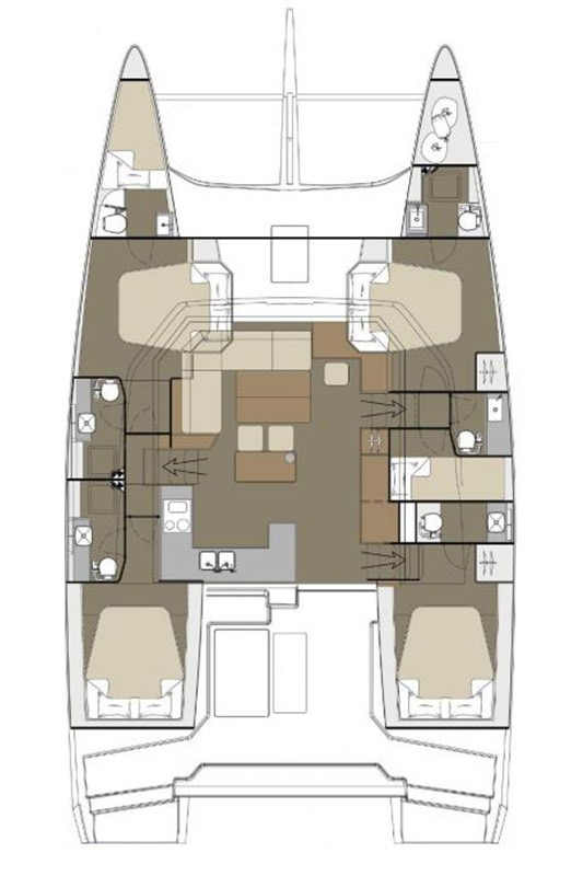 Location bateau Primošten pas cher Dufour Catamarans 48 Sail