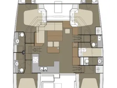 Location bateau Primošten pas cher Dufour Catamarans 48 Sail