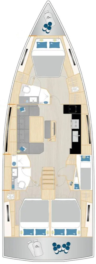 Louez un Hanse Hanse 460 à Pomer