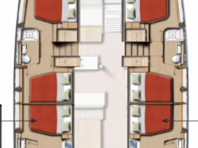 Location à Mykonos (Île) - Bali Bali 5.2 - 6 + 2 cab. sur SamBoat