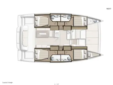 Location Catamaran à Nikiána - Bali Bali 4.2