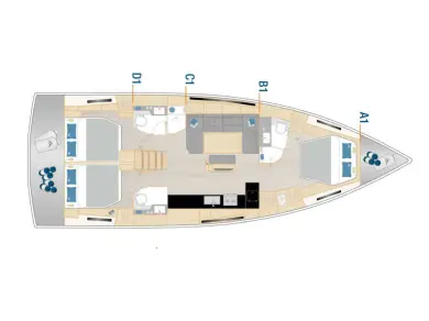 Location à Sibenik - Hanse Hanse 460 sur SamBoat