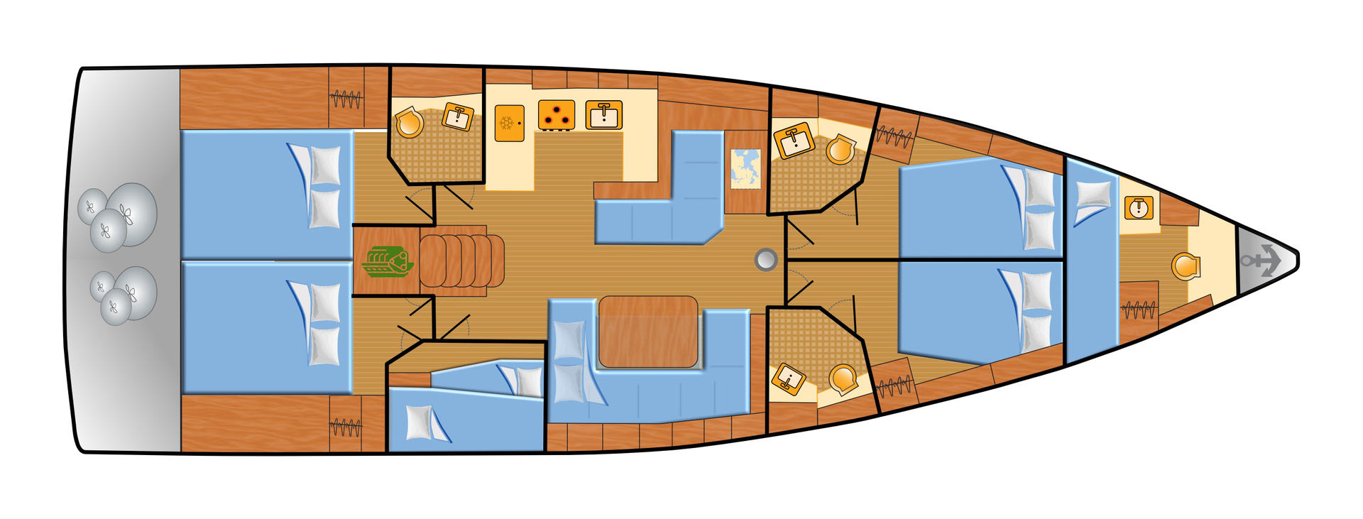 Location bateau Palma de Majorque pas cher Oceanis 51.1