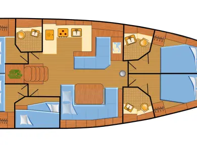 Location bateau Palma de Majorque pas cher Oceanis 51.1