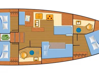 Location bateau Jeanneau Sun Odyssey 410 à Palma de Majorque sur Samboat