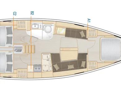 Location bateau Hanse Hanse 418 à Göcek sur Samboat