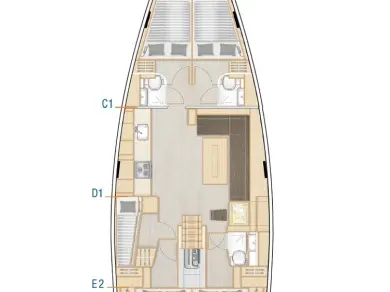Hanse Hanse 508 a louer à Göcek
