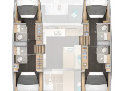 Location Catamaran Lagoon avec permis