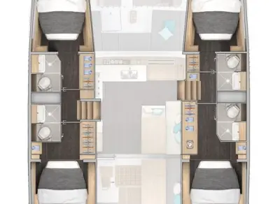 Location bateau Lagoon Lagoon 43 à Seget Donji sur Samboat