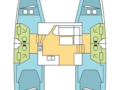 Location bateau Fountaine Pajot Isla 40 à Anse Marcel sur Samboat