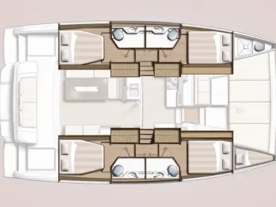 Location bateau Bali Bali 4.2 à Dème de Vólos sur Samboat