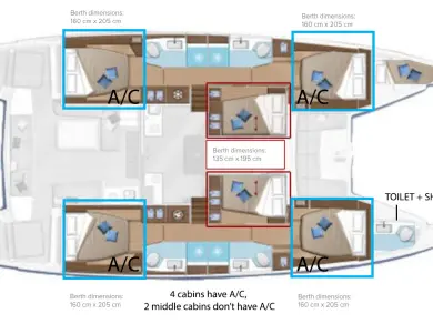 Louez un Lagoon Lagoon 50 à Kaštela