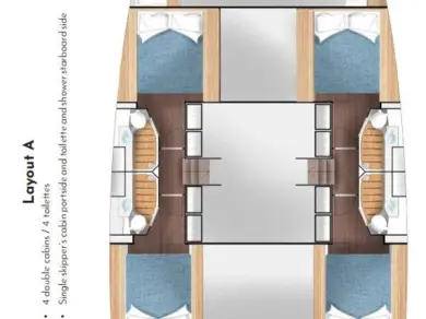Cervetti Yachts Cervetti 44 - 4 + 1 cab. a louer à Primošten
