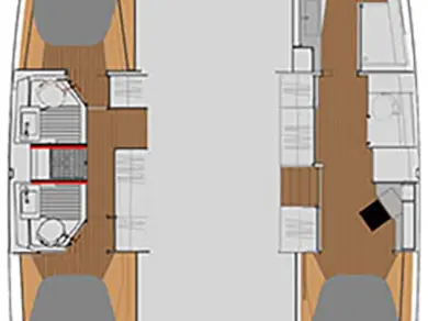 Fountaine Pajot Astrea 42 a louer à Néa Péramos