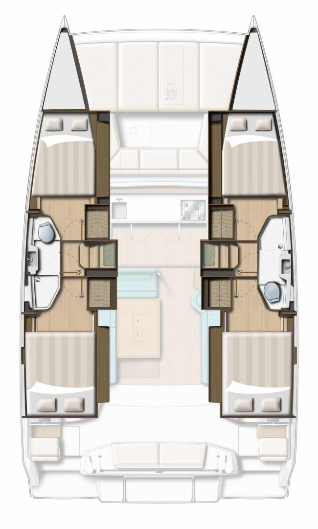 Louer Catamaran avec ou sans skipper Bali à Nidri