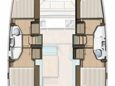 Louer Catamaran avec ou sans skipper Bali à Nidri