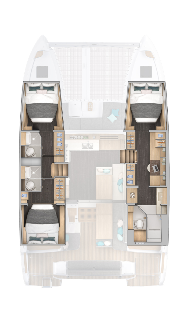 Lagoon Lagoon 43 a louer à Marsh Harbour