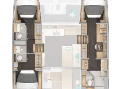 Lagoon Lagoon 43 a louer à Marsh Harbour