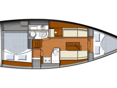 Location bateau San Vincenzo pas cher Sun Odyssey 33i