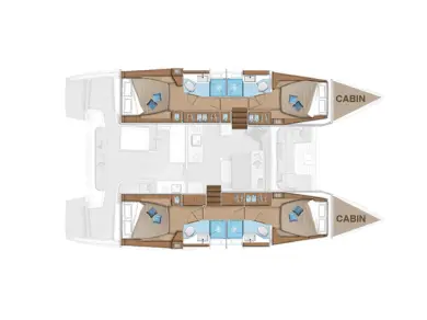 Location bateau Saint-George pas cher Lagoon 46