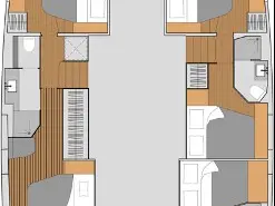 Location à Saint-Raphaël - Fountaine Pajot Aura 51 sur SamBoat