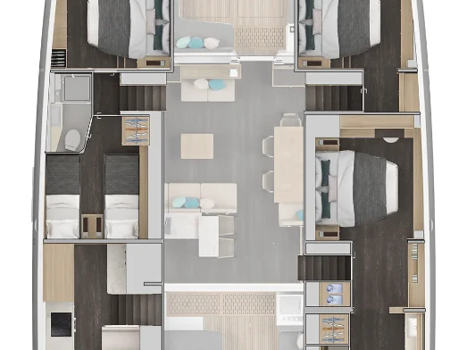 Location Catamaran Lagoon avec permis