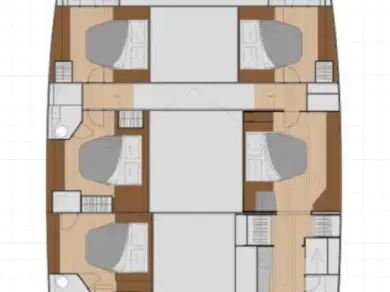 Location bateau Fountaine Pajot Fountaine Pajot Samana 59 - 5 + 2 cab. à Capo d'Orlando sur Samboat